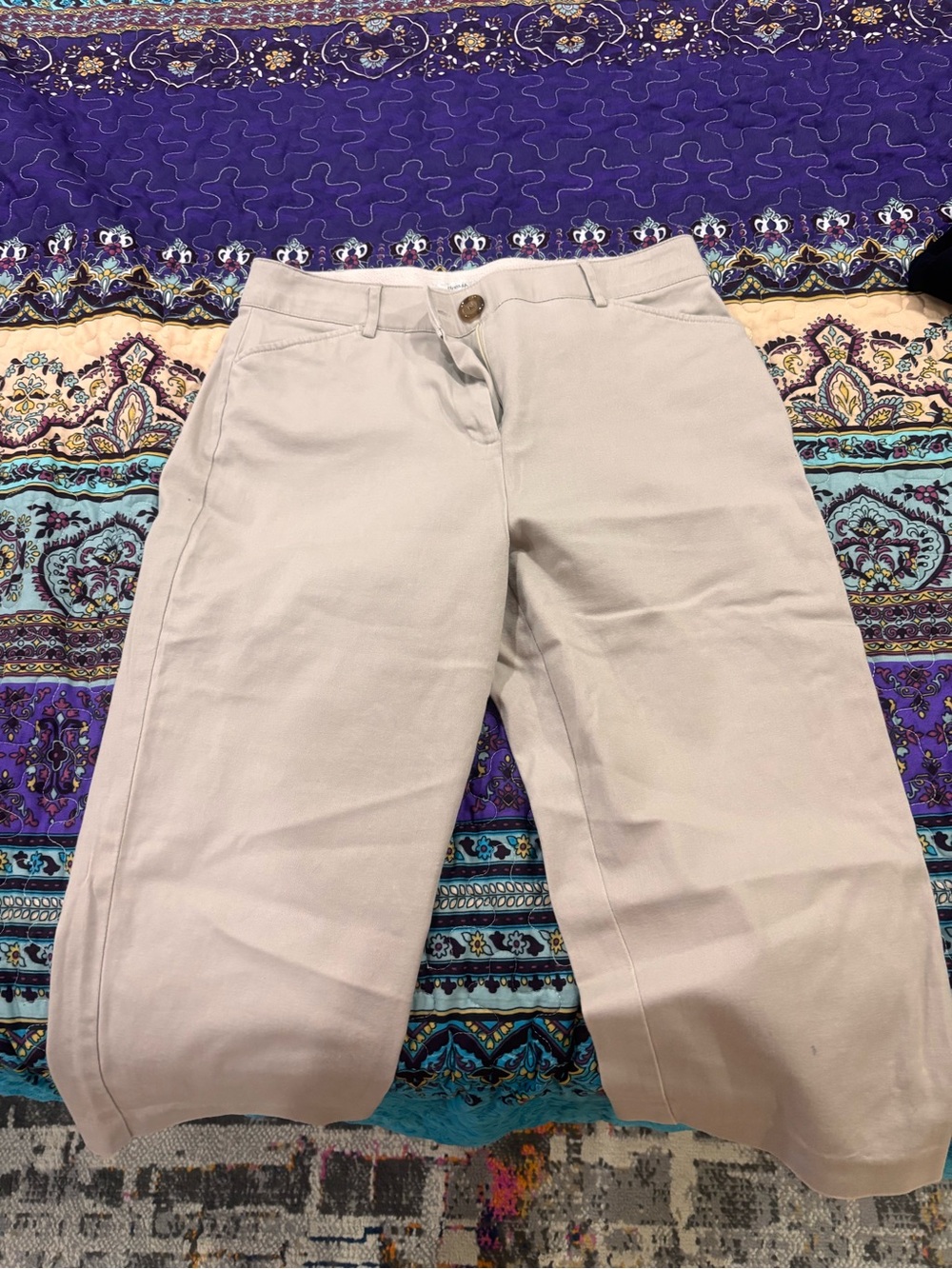 dressbarn Light Beige Capris